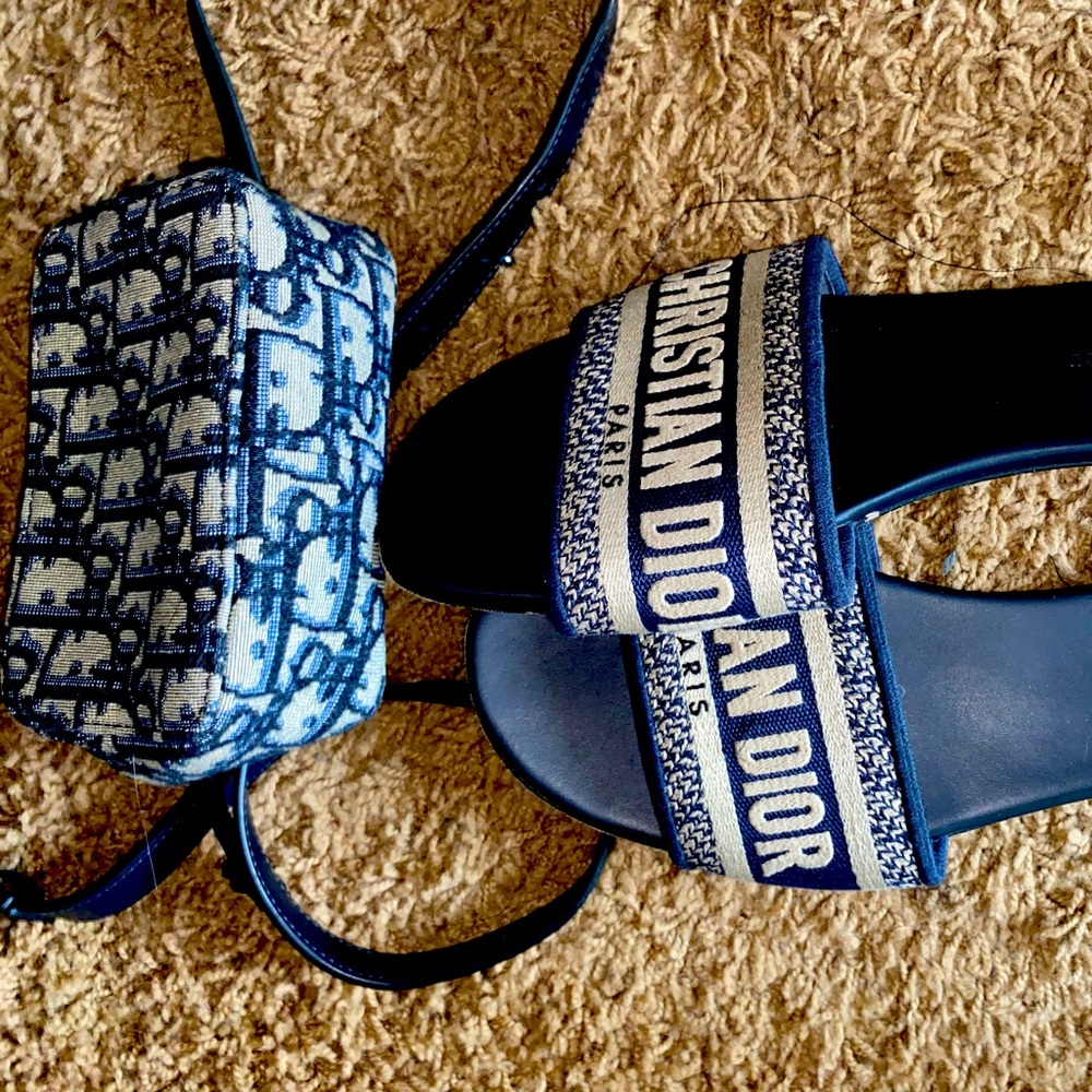 Authentic DIOR sanders & Fanny pack
